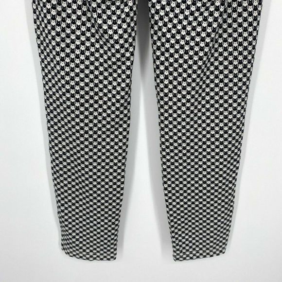 Betabrand Dress Pant Yoga Pants Size XS Straight Leg Catstooth Print Stretch - Picture 7 of 11